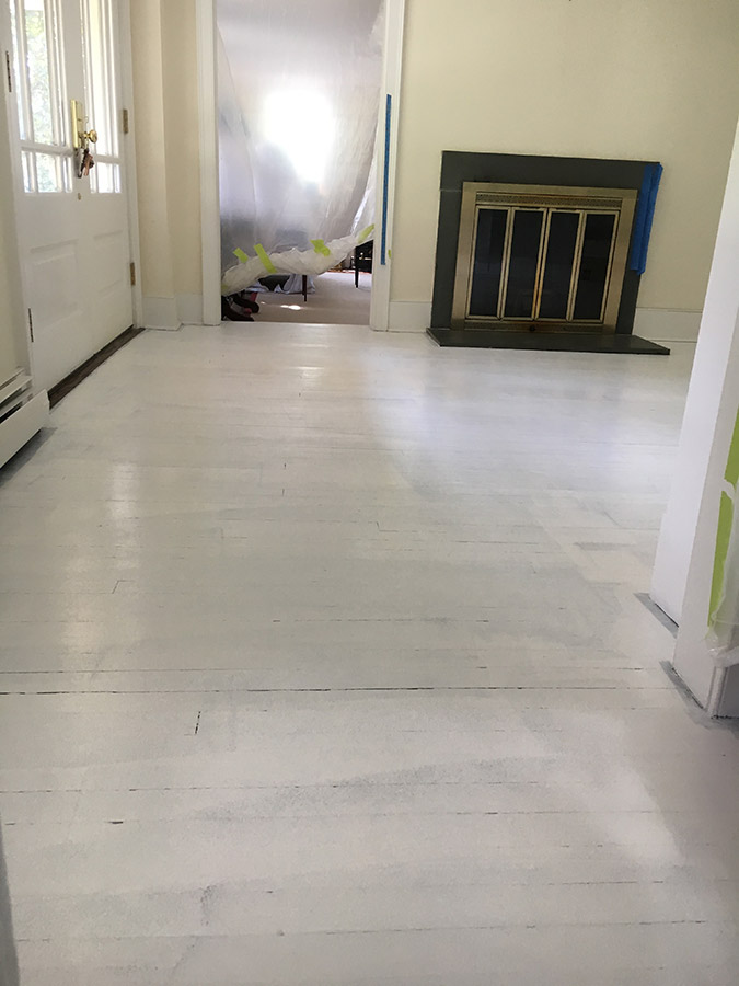 Fully Primed Wood Floor