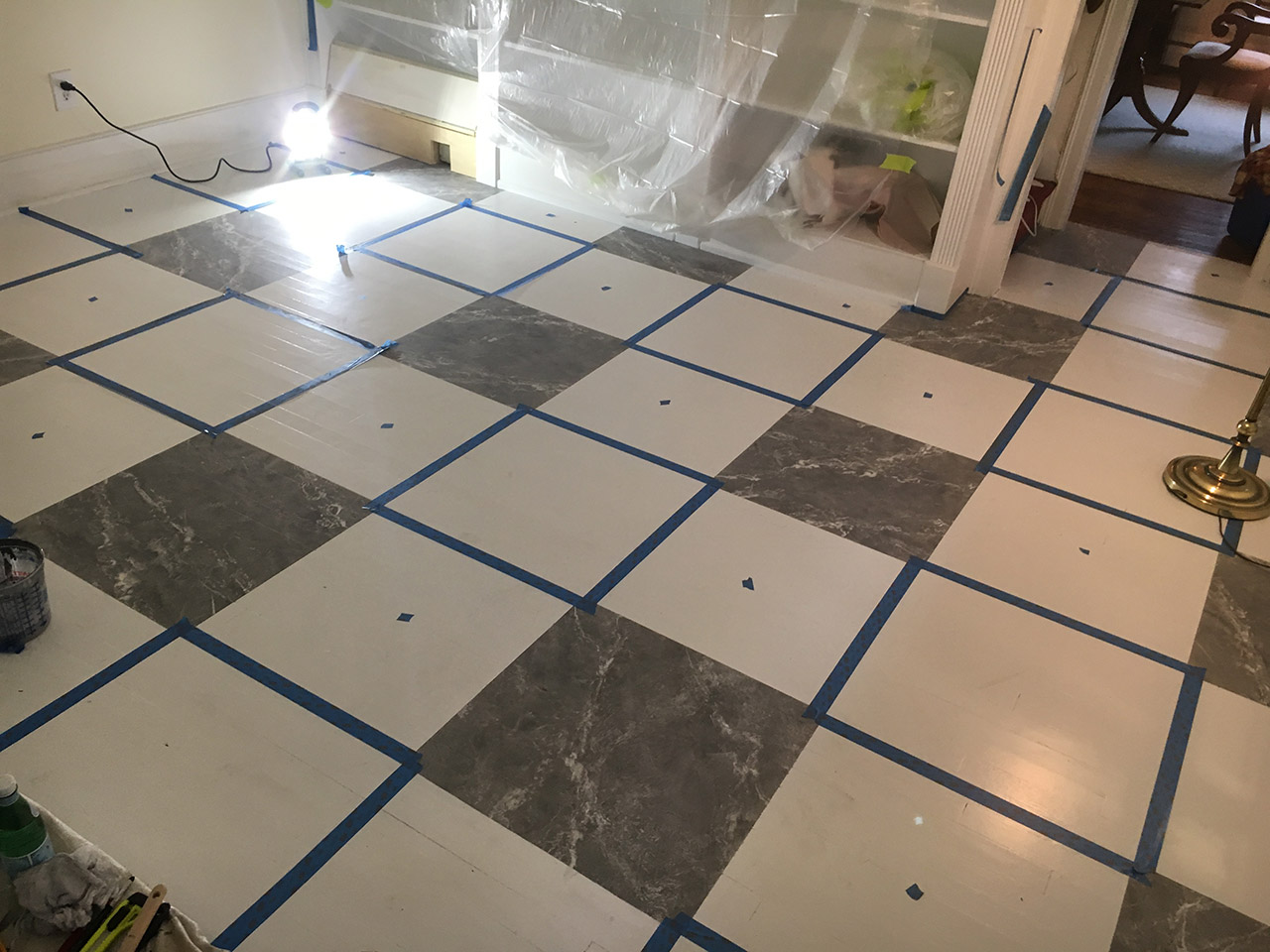 Masking out the light tiles